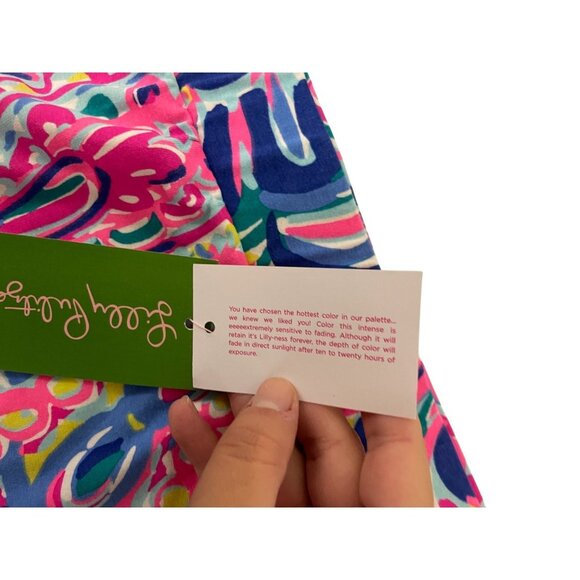 Lilly Pulitzer Womens Shia Midi Skirt XL Pink Psychedelic Sunshine 24053 NWT - Picture 7 of 13